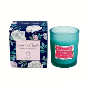 Mèche en <span class=keywords><strong>bois</strong></span> crépitante pour une ambiance chaleureuse au foyer, cadeaux d'hiver, bougies parfumées avec boîte - Product Image 1