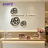 Lettres lumineuses 3D personnalisées en acier inoxydable de qualité supérieure, enseigne rétroéclairée par LED, logo mural pour entreprise, décoration commerciale
