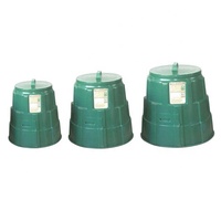 Grande poubelle de jardin pour déchets de jardin, herbe, nourriture, compost, engrais, baril, économiseur de terre, compostage extérieur