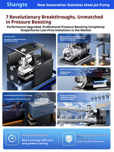 Pompe centrifuge multi-étages auto-amorçante à aimant permanent en acier inoxydable 800W 220V, haute pression, grand débit, IP44 - Product Image 6