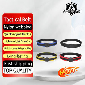 Ceintures élastiques en nylon multicolores avec fermeture à pression |   Ajustable, léger, polyvalent pour un confort tout au long de la journée, utilisation personnalisée, unisexe, tout usage - Product Image 1