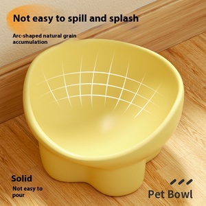 ชามข้าวสำหรับสัตว์เลี้ยงชามอาหารสุนัขและแมวมีการป้องกันเท้าสูงรูปแบบที่ทันสมัย - Product Image 4