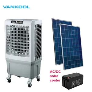 Smart rechargeable air cooler fan 220V/12V solar evaporative air climatizadores ac climatiseur portable airconditioner cooler