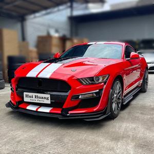ชุดแต่งกันชนรถยนต์สำหรับฟอร์ด มัสแตง ปี 2015-2023 อัพเกรดเป็นรุ่น GT500 เชลบี ประกอบด้วยกันชนหน้า-หลัง ฝากระโปรง บังโคลน สเกิร์ตข้าง - Product Image 4