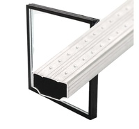 Barras espaciadoras de aluminio para casa móvil con ventanas de vidrio aislante de fabricante profesional para construcción de edificios de villas y oficinas