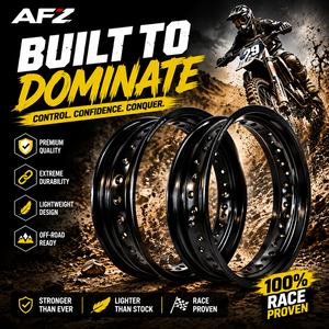 ชุดล้อซุปเปอร์โมโตขนาด 17 นิ้ว สำหรับ EXC SXF Yamaha YZ YZF สำหรับ <span class=keywords><strong>CRF</strong></span> อลูมิเนียมอัลลอย CNC ชุบอโนไดซ์ สำหรับรถมอตาร์ดแข่ง ขอบล้อทนทาน - Product Image 1