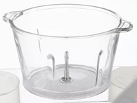 Interrupteur marche/arrêt Mini hachoir à viande électrique trancheuse avec capacité de 1,5 LL pour la maison hôtel restaurant utilisation en plastique lave-vaisselle