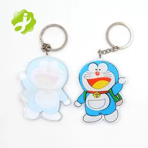 Custom 2023 New Cute Clear Anime Acrylic Keychain With Keyring