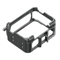 Cadre de protection TELESIN pour caméra d'action Insta360 ACE PRO 2 avec interface griffe froide, cadre métallique en alliage d'aluminium à dégagement rapide