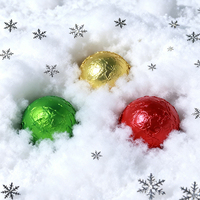 Nouvelle conception d'usine, coffret cadeau de 6 bains de Noël biologiques, logo personnalisable, parfums, OEM/ODM acceptés, vente en gros en vrac, fêtes