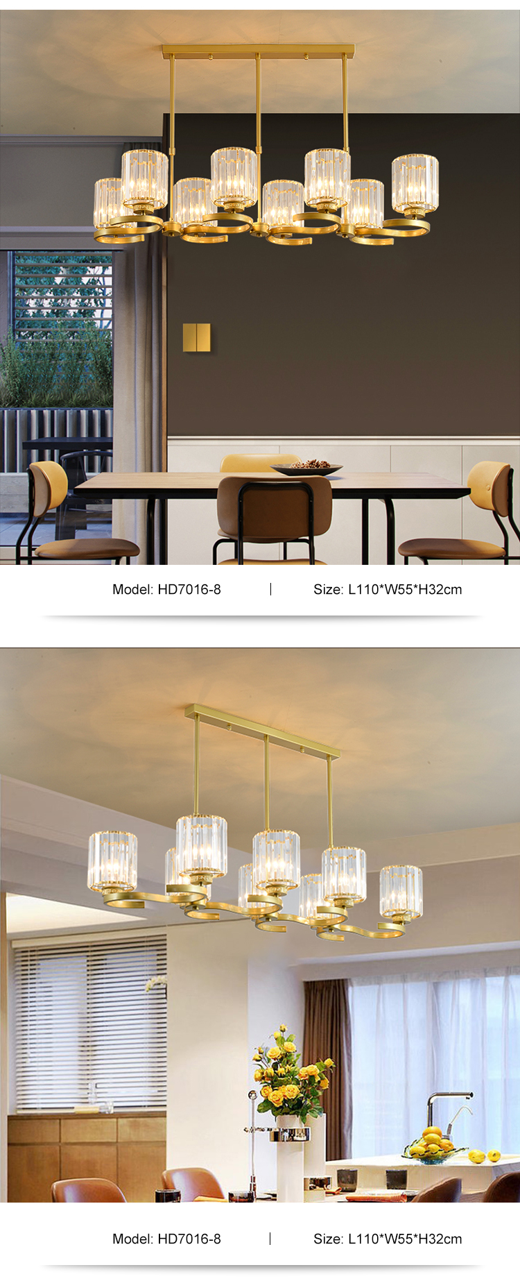 Factory price Decoration Bedroom Study Room E27 Luxury Ceiling Chandelier