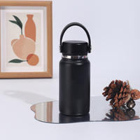 Mini bouteille d'eau sport en acier inoxydable 200 ml (7 oz) avec logo personnalisé, couvercle, isotherme, poignée portable, légère, pour camping, enfant, 6-12 heures
