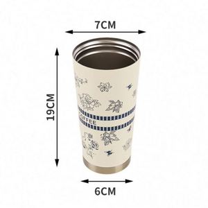 Stainless Steel <b>Mugs</b> Personalized Heated Unique <b>Insulated</b> Stainless Steel Coffee Tumbler Without Handle - Product Image 1