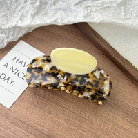 Pince à cheveux en acétate haut de gamme pour femme, style japonais et coréen, design de niche, pince requin polyvalente pour l'arrière de la tête, accessoires capillaires, cadeau