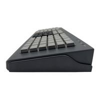 Teclado portátil programable POS de 81 teclas para uso en caja y contabilidad