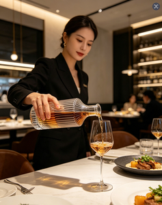 Botella de Licor de Vidrio Transparente de 500 ml con Nervaduras Verticales, Sellada con Corcho, Botella Cilíndrica Vacía para Envasar Ginebra, <span class=keywords><strong>Vodka</strong></span>, Whisky y Licores - Product Image 4
