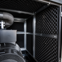 Groupe électrogène diesel silencieux de type canopy 10 kVA pour alimentation de secours résidentielle LINGGE 3 phases 400 V 50 Hz