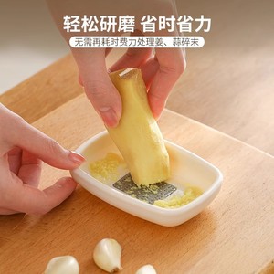 Ginger <b>Grinder</b> Manual Garlic Mincer Food Grade <b>Herb</b> Spice Tool For Kitchen Use - Product Image 2