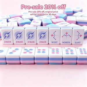 20 % de réduction en prévente, prix original après le 30ème jour : Tuiles de Mahjong en acrylique premium pour le divertissement - Product Image 1