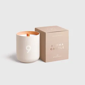Free Sample Cheap Custom Logo Printed Made Candle Packaging Boxes Candle Gift Box
