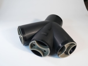 PE chéo nhựa HDPE phụ kiện đường ống cho hệ thống nước HDPE mông ổ cắm Fusion DN20-800 chéo ống áp lực HDPE và phụ kiện - Product Image 6