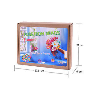 Hot Selling Plastic 5mm <b>Fuse</b> <b>Beads</b> Square Pegboard Ironing <b>Beads</b> Kids Educational Toys Educational Ironing <b>Beads</b> Set - Product Image 6