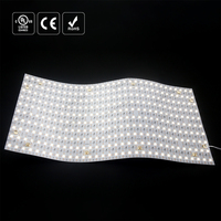 Feuille LED flexible et découpable 320 LED 24V 10W 6520K Blanc Froid 19.69x9.84 pouces pour éclairage de comptoir et rétroéclairage mural