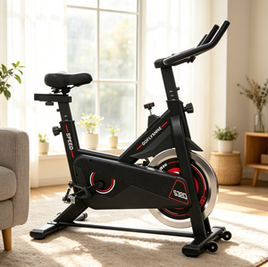Bicicleta de Ciclismo Indoor Comercial Homu con Volante de Inercia de 5 kg, Transmisión por Cadena, Capacidad de 120 kg, Freno de Fricción, para Gimnasio y Estudio, Bicicletas de <span class=keywords><strong>Spinning</strong></span> para Cardio - Product Image 1