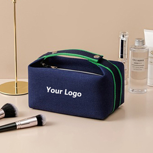 Bolsa de Maquillaje y Cosméticos Personalizada, Ecológica, de Lona, con Cierre de Cremallera, para Mujer - Product Image 3