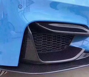 M3 F80 M4 F82 F83 becquet de lèvre de pare-chocs avant en Fiber de carbone lèvre inférieure avant croc supérieur pour <span class=keywords><strong>BMW</strong></span> 2014 + - Product Image 2