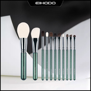 Juego de Brochas de Maquillaje Cangzhou de 11 Piezas, Fibras Sintéticas, Forma Redonda, para Aplicación de Base - Product Image 5