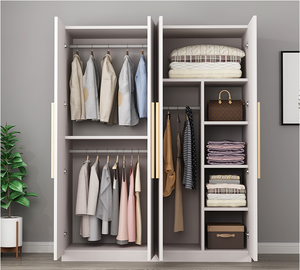 AILICHEN legno massello semplice moderno <span class=keywords><strong>armadio</strong></span> organizzatore luce camera da letto mobili <span class=keywords><strong>per</strong></span> l'home Office <span class=keywords><strong>per</strong></span> il guardaroba di stoccaggio dei bambini - Product Image 3