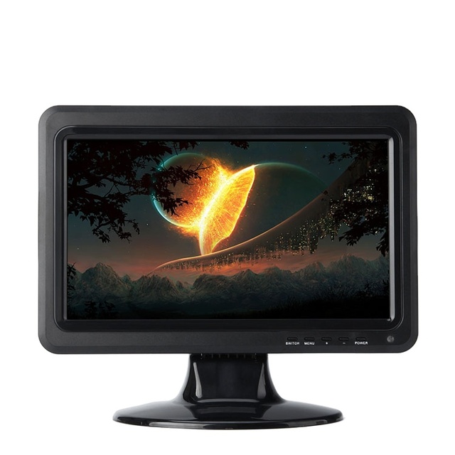 Cheap 10inch 12V VGA BNC AV Ports LED Monitor for Computer Cashier Display