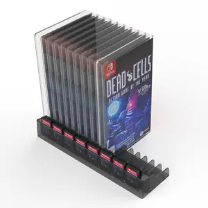 Shell Case Cover With Game Cards Storage For Nintendo Switch OLED Game Card Box Disc Rack