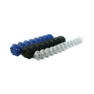 Dingzhou Cỏ Kim Loại Năm Sao 4 5 6 7 8 10 Ft Hàng Rào <span class=keywords><strong>Pe</strong></span> Mạ Kẽm Vinyl Màu Đen Pvc CuộN Hàng Rào Nối - Product Image 1