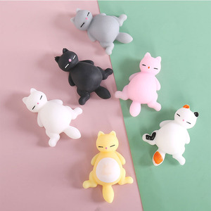 ของขวัญส่งเสริมการขาย ตุ๊กตาแมวน่ารักนุ่มนิ่ม โมจิขนาดเล็ก ของเล่นบีบคลายเครียด รูปสัตว์ ของชำร่วยงานปาร์ตี้ ของขวัญวันเกิดสำหรับเด็ก - Product Image 4