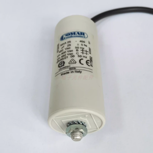 Condensateur à couche mince italien <span class=keywords><strong>COMAR</strong></span> Condensateur de démarrage 5% MKA25-450 25uF 450V 95*40MM - Product Image 3