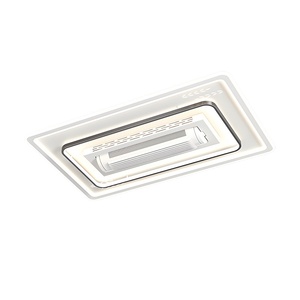 Ventilateur <span class=keywords><strong>sans</strong></span> pales minimaliste moderne avec lampe LED 220V pour salon et chambre à coucher, éclairage Zhongshan à commande vocale - Product Image 5