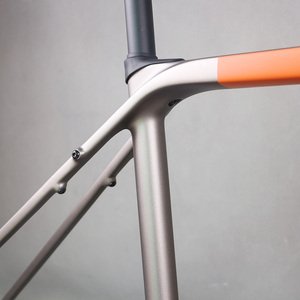 Marco de carbono freno de disco <span class=keywords><strong>bicicleta</strong></span> de grava Cable oculto completo pieza de <span class=keywords><strong>bicicleta</strong></span> bicicletas de fibra de carbono T1000 T4 700X50C <span class=keywords><strong>cuadro</strong></span> pintura GR048 - Product Image 5