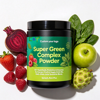 Poudre de Super Aliments Verts OEM ODM avec Mélange d'Enzymes Digestives Probiotiques – Nutrition Supérieure