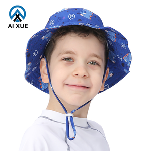 Chapeau seau personnalisé réglable UPF 50 + pour bébé Casquette de protection solaire à caractère extérieur pour tout-petit garçon et fille Chapeau de plage imprimé - Product Image 1