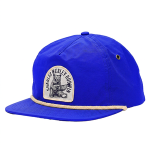 Casquette Snapback 6 Panneaux Charles Wesley Gorin Bleu Marine avec Logo Ours Brodé Unisexe Chapeau Décontracté - Product Image 6