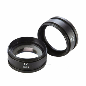 Kailiwei 2X büyütme yardımcı objektif mikroskop kamera Lens trinoküler Stereo yakınlaştırmalı mikroskop aksesuarları için - Product Image 3