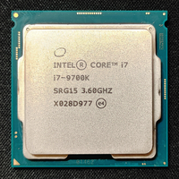 In Stock Intel 9th Gen Core I7 9700K CPU I7 Processor LGA1151also 9700 9700f 9700fk CPU for Intel Boxed and Tray Processor