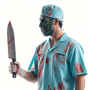 <span class=keywords><strong>Disfraz</strong></span> <span class=keywords><strong>de</strong></span> Cirujano Zombi para <span class=keywords><strong>Hombre</strong></span>, Traje <span class=keywords><strong>de</strong></span> Médico Sangriento con Máscara, Gorro y Guantes, <span class=keywords><strong>Disfraz</strong></span> <span class=keywords><strong>de</strong></span> Cosplay <span class=keywords><strong>de</strong></span> Terror para Halloween para Hombres Adultos - Product Image 4