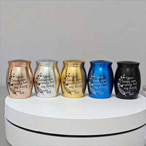 Guci Hewan Peliharaan Mini Aluminium Alloy dengan Logo yang Dapat Disesuaikan, Desain Modern Terbaru, Ramah Lingkungan, Tahan Lama, dan Tahan Air - Product Image 1