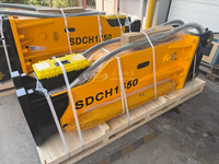 Ciseau hydraulique SDCH1750 de 175 mm pour excavatrice de 35 à 40 tonnes, compatible avec Sany SY365, CAT 336, Komatsu PC400, marteau brise-roche