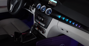 Kit d'éclairage d'ambiance 23 lumières Full Option Star Link Starlight Headliner RGBIC IP65 étanche Plug-and-Play pour <span class=keywords><strong>Mercedes</strong></span> Classe C - Product Image 2