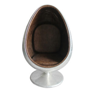 Moderne Möbel GFK Steh-Drehsessel Wohnzimmer Freizeit Lounge Sessel aus Glasfaser Ovale Sofa <span class=keywords><strong>Pod</strong></span> Sessel für Erwachsene - Product Image 3