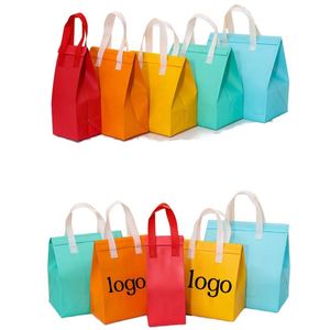 Custom Logo Biodegradable Fabric Thermal Milk <b>Cooler</b> <b>Backpack</b> Bag Waterproof Non Woven EVA Insulated - Product Image 2